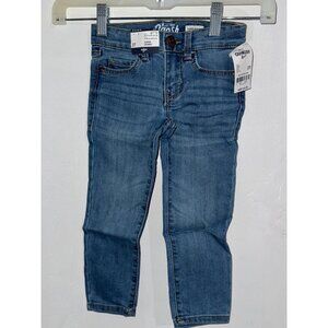 OshKosh Bgosh Super Skinny Blue Jeans 2T Cotton & Polyester